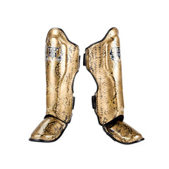 Top King TKSGSS-02 Shin Guards Python Snake Pattern