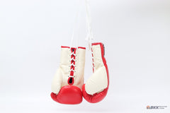 ThaiSmai Lace Up Gloves Red/White