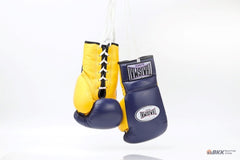 ThaiSmai Lace Up Gloves Navy Blue/Yellow