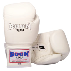 BOON BGLW BOXING GLOVES LACE- UP White