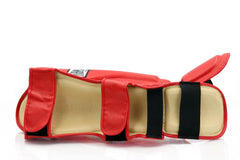 THAISMAI Muay Thai Shin Guards Red