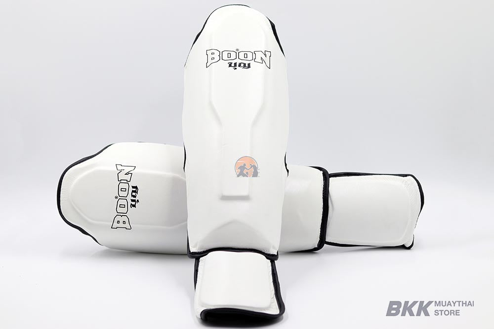 Boon White Shin Guards