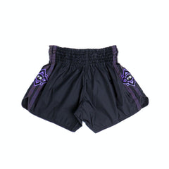 INFIGHTSTYLE Muay Thai Shorts Lotus Purple Reflective