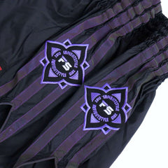 INFIGHTSTYLE Muay Thai Shorts Lotus Purple Reflective