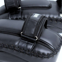InFightStyle Kick Pads Single Straps Black