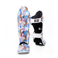 Top King TKSGWT Shin Guards Tiger Design