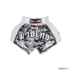 THAISMAI Camo Grey Muay Thai Shorts