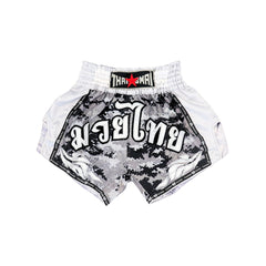 THAISMAI Camo Grey Muay Thai Shorts