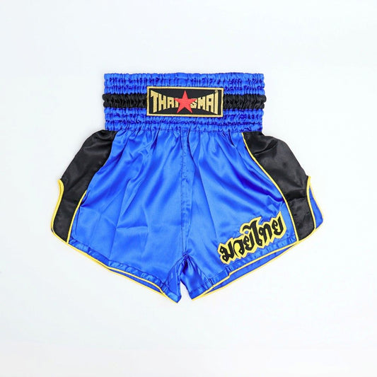 THAISMAI Classic Muay Thai Boxing Shorts Blue