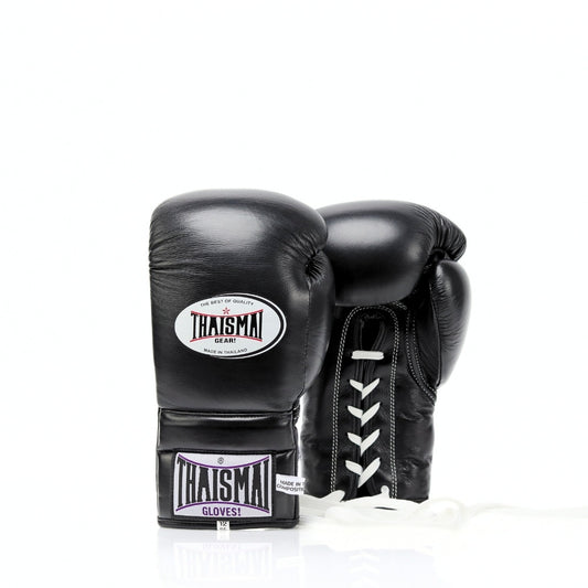 ThaiSmai Lace Up Gloves Black