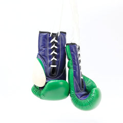 ThaiSmai Lace Up Gloves Green/Navy/White