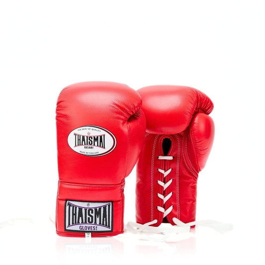 ThaiSmai Lace Up Gloves Red