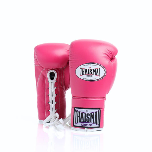 ThaiSmai Lace Up Gloves Pink