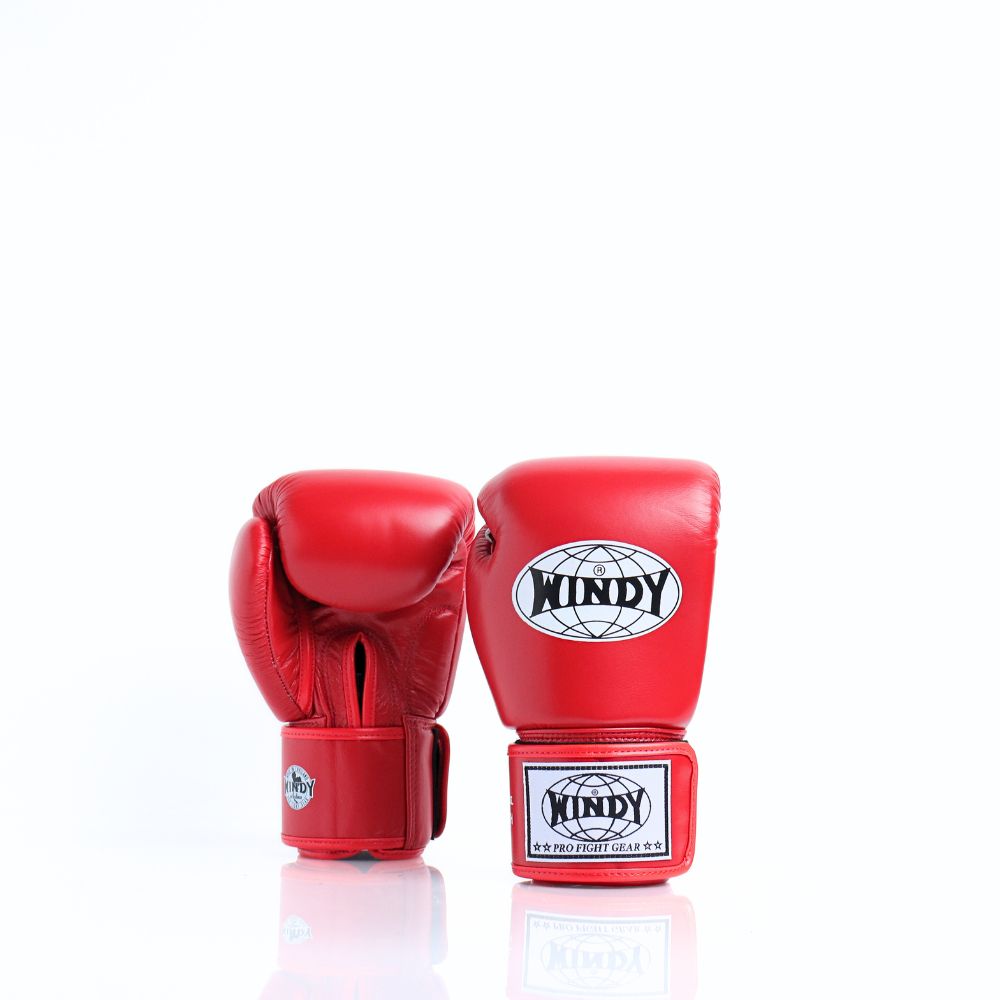 windy boxing gear BGVH Classic leather boxing glove - Red
