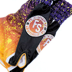 inFightStyle IVY Ombré Splatter Lakers Muay Thai Shorts
