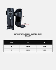 inFightStyle Pro Shinguards Leather