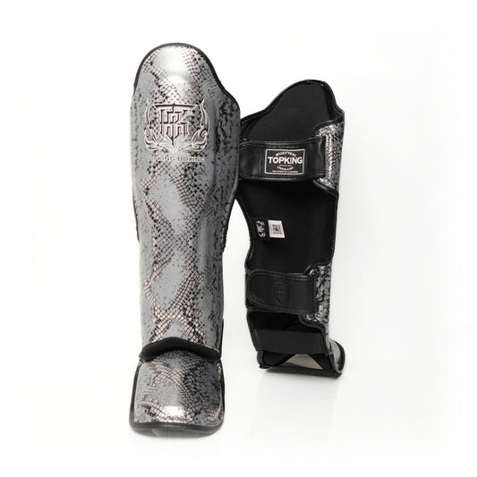 Top King TKSGSS-02 Shin Guards Python Snake Pattern