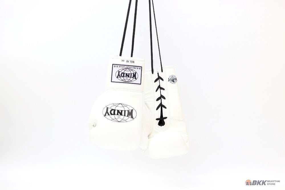 Windy [BGL] Lace Up Boxing Gloves White
