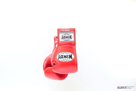 Windy [BGL] Lace Up Boxing Gloves Red