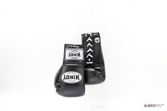 Windy [BGL] Lace Up Boxing Gloves Black