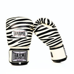 ThaiSmai [FBG124-Zebra] Muay Thai Boxing Gloves