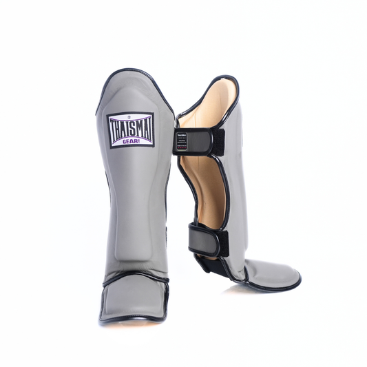 THAISMAI [LP184] Muay Thai Shin Guards Gray