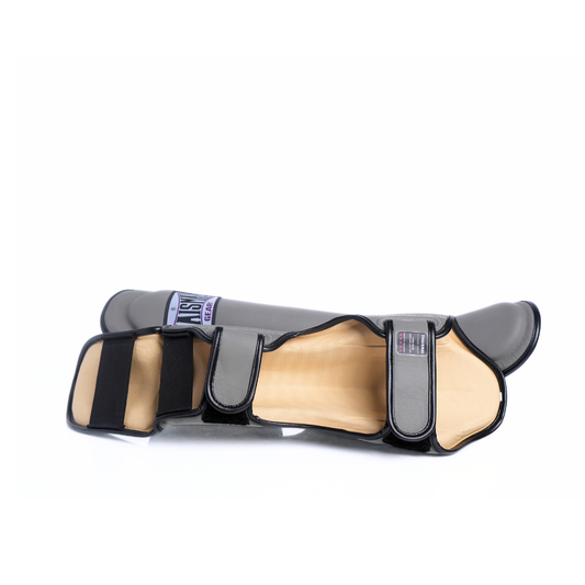 THAISMAI [LP184] Muay Thai Shin Guards Gray