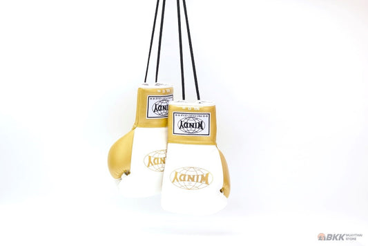 Windy [BGL] Lace Up Boxing Gloves White/Gold