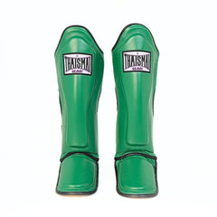 THAISMAI [LP184] Muay Thai Shin Guards Green