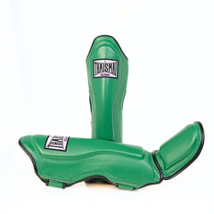 THAISMAI [LP184] Muay Thai Shin Guards Green