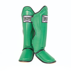 THAISMAI [LP184] Muay Thai Shin Guards Green