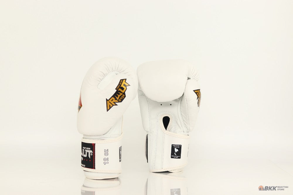 ARWUT [BG1] Muay Thai Boxing Gloves "White"
