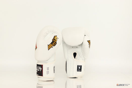 ARWUT [BG1] Muay Thai Boxing Gloves "White"