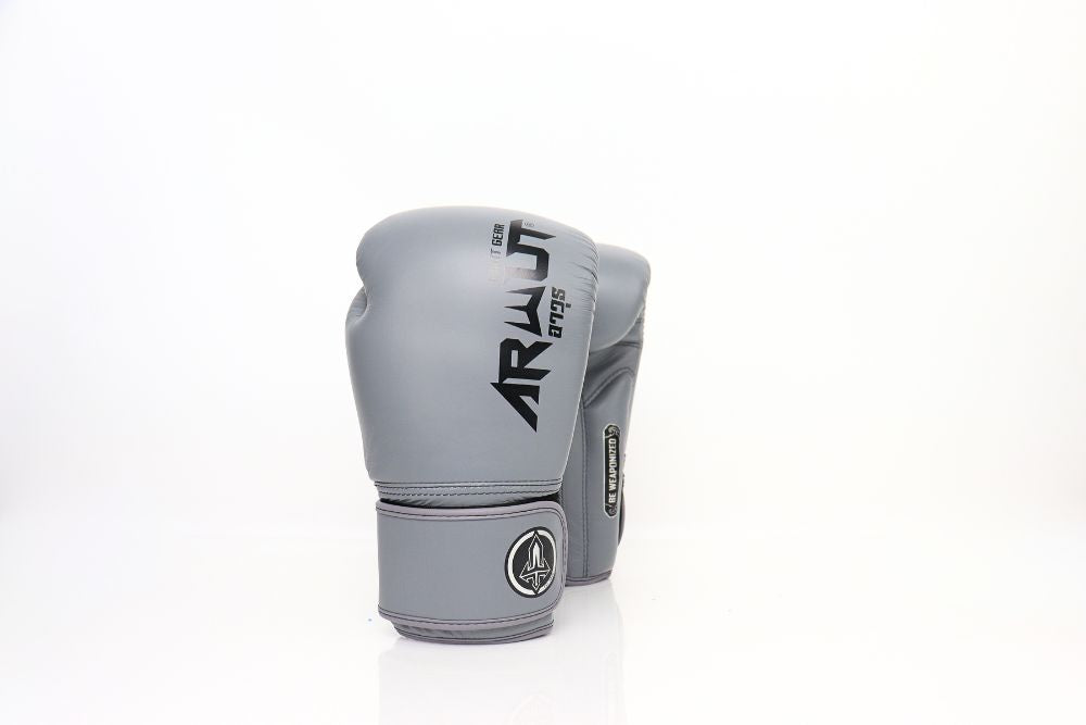 ARWUT [BG5] ''THE ASCENT'' MUAY THAI BOXING GLOVES IRON GREY