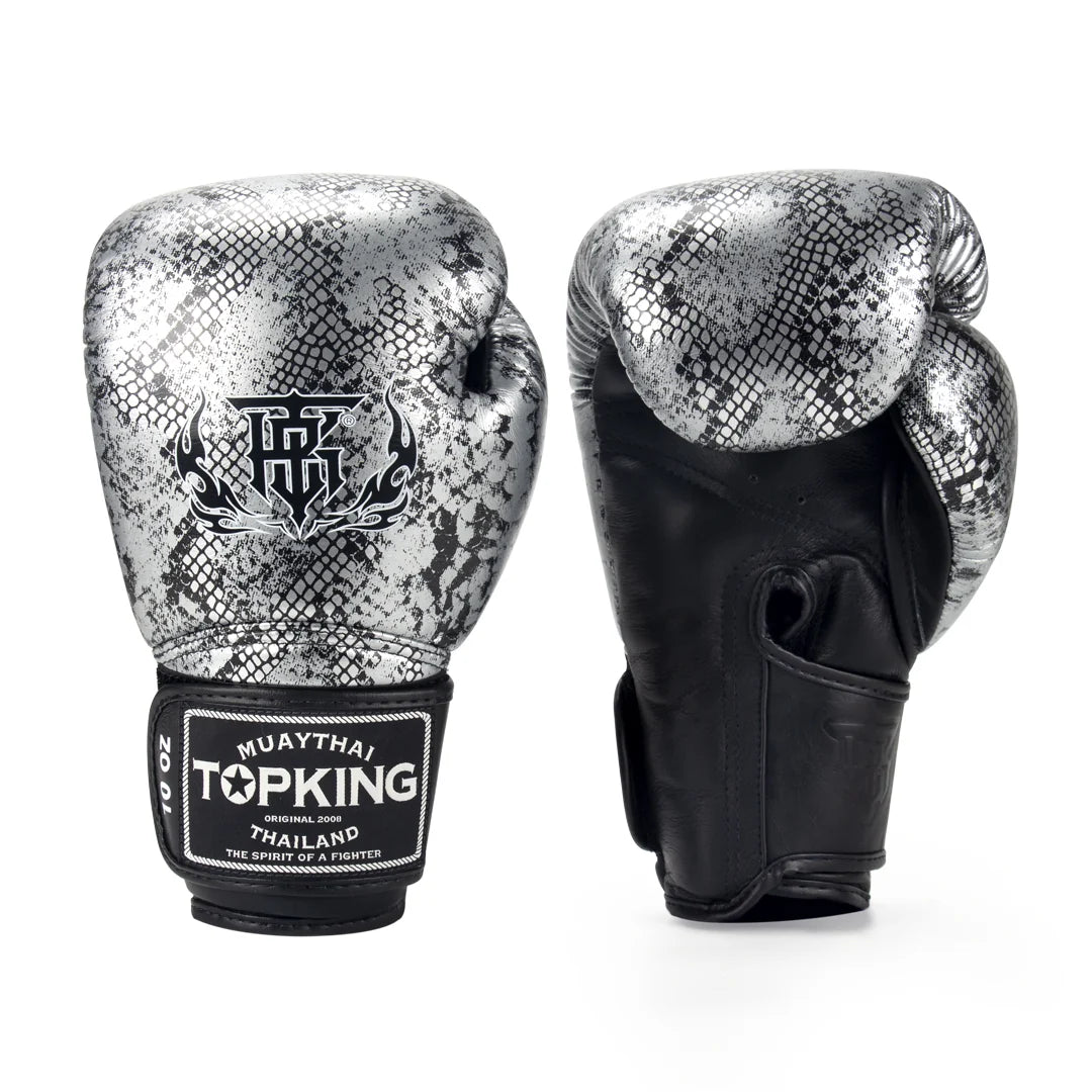 Top King TKBGSS-02 Super Snake Python Pattern Boxing Gloves