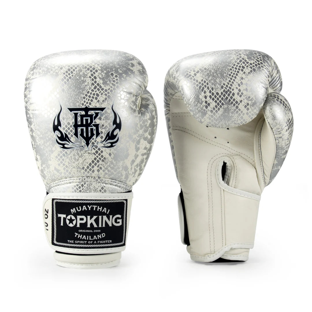 Top King TKBGSS-02 Super Snake Python Pattern Boxing Gloves