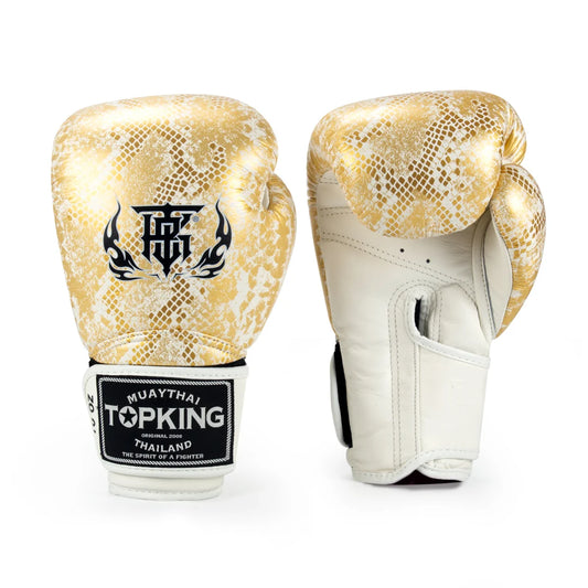 Top King TKBGSS-02 Super Snake Python Pattern Boxing Gloves
