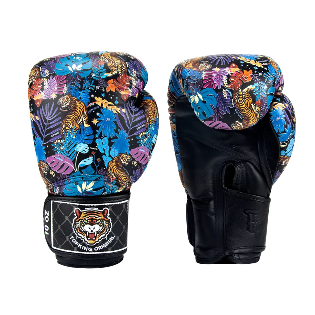 Top King TKBGWT Wide Tiger King Muay Thai Boxing Gloves