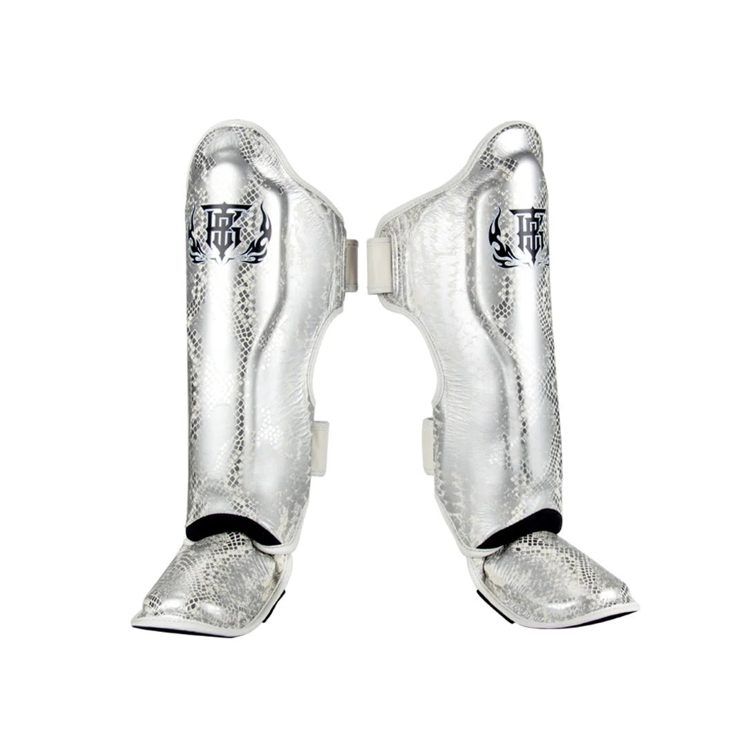 Top King TKSGSS-02 Shin Guards Python Snake Pattern