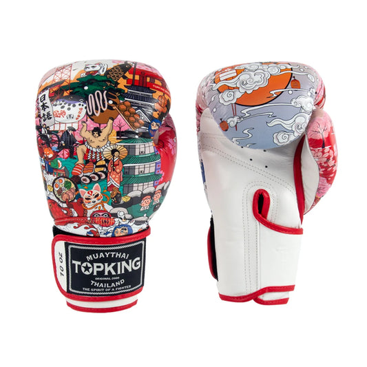 Top King TKBGCT-1J1 Culture JP Boxing Gloves Japanese Art Design