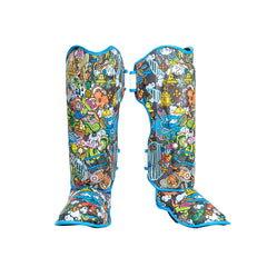 Top King TKSGCT-TH Shin Guards Thai Art Design