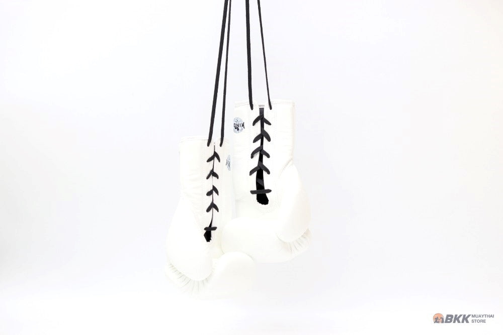 Windy [BGL] Lace Up Boxing Gloves White