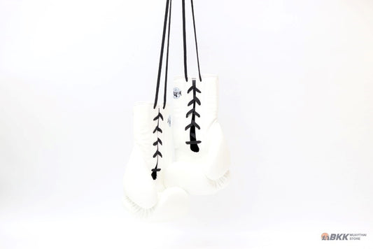 Windy [BGL] Lace Up Boxing Gloves White