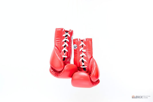 Windy [BGL] Lace Up Boxing Gloves Red