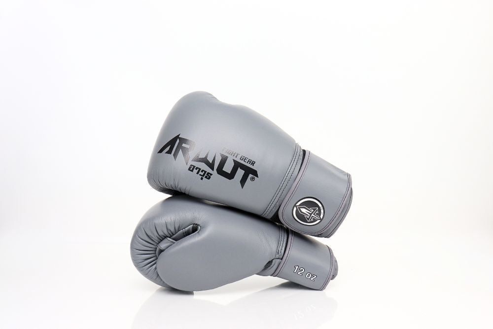 ARWUT [BG5] ''THE ASCENT'' MUAY THAI BOXING GLOVES IRON GREY