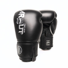 ARWUT [BG5] ''THE ASCENT'' MUAY THAI BOXING GLOVES JET BLACK