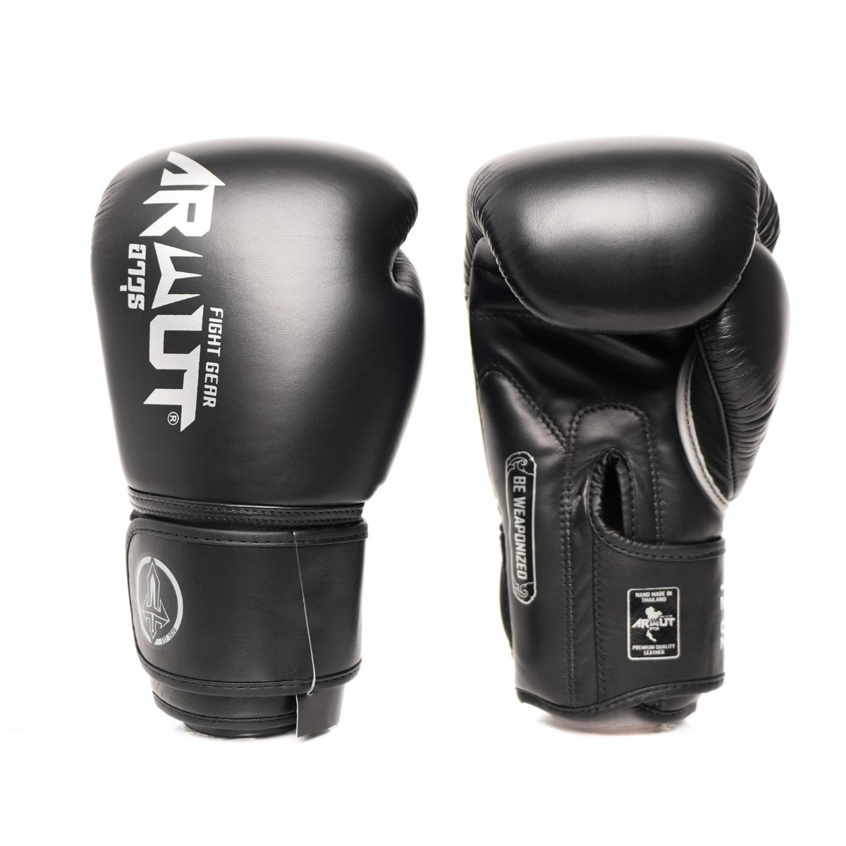 ARWUT [BG5] ''THE ASCENT'' MUAY THAI BOXING GLOVES JET BLACK