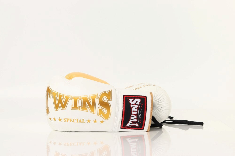 Twins Special [BGLL1-2T] Lace Up Gloves "White/Gold"