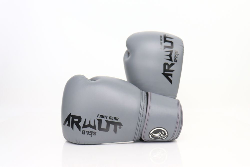 ARWUT [BG5] ''THE ASCENT'' MUAY THAI BOXING GLOVES IRON GREY
