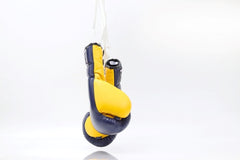 ThaiSmai Lace Up Gloves Navy Blue/Yellow